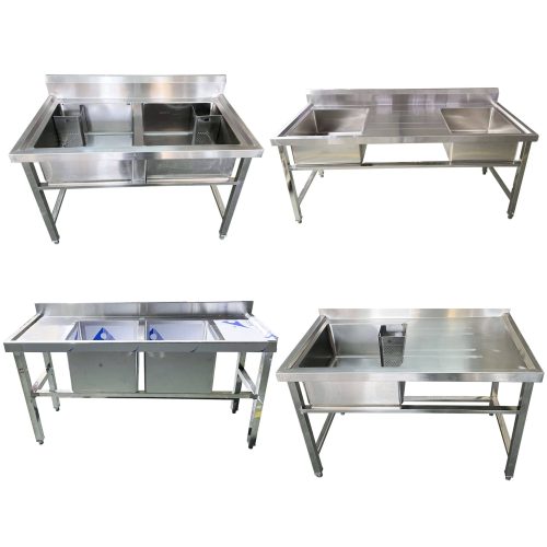 304 Stainless Steel Sink Table Or Work Table for Hotels And Restaurants