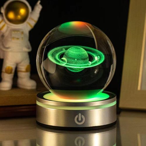 Crystal Ball Led 3d Internally Carved Luminous Gift Colorful Gradient Plug in Baby Kids Night Light (10 MOQ is required) - Image 2