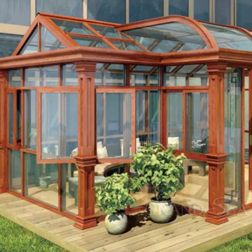 Aluminum Glass Sunrooms, Glass Garden House Plastic PVC Sunroom (1 Square Meters Price) - Image 3