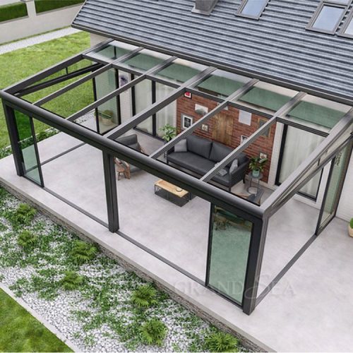 3 Seasons Porch Prefab Sunroom Veranda Glass House (1 Square Meters Price) - Image 3