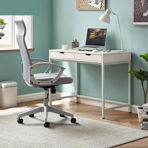 Computer Table Desk with Drawer Dresser Side Table Set