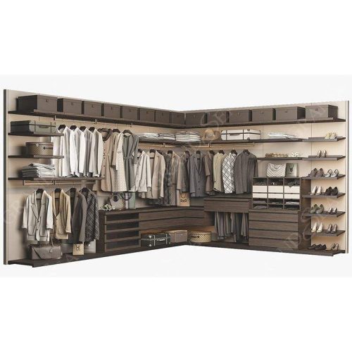 Matt Color Open Wardrobe Clothes Organizer Closet Storage Wardrobe For Bedroom Cloakroom(1 Meter Price) - Image 2