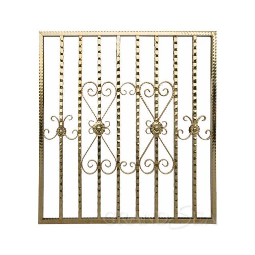 Wholesale Golden Color Stainless Steel Wrought Iron Design Windows (1 Square Meters Price) - Image 2