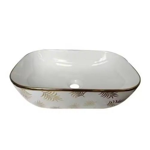 Bathroom Small Size Silver Hand Wash Basin Ceramic Gold Color Wash Basin Rose Gold Sink - Image 2