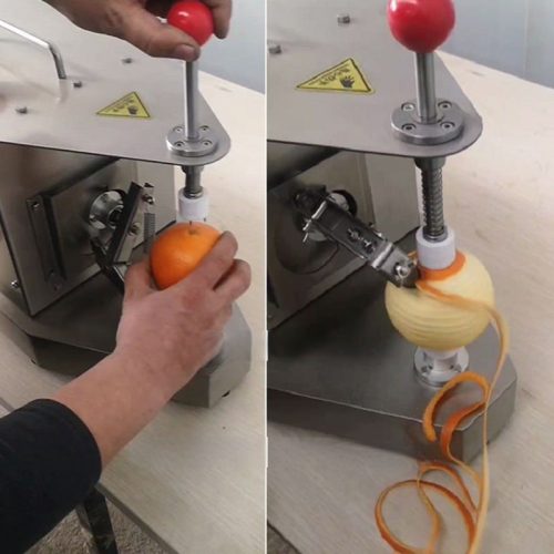 Automatic Desktop Industrial Stainless Steel Small Electric Orange Lemon Apple Peeling Machine - Image 3