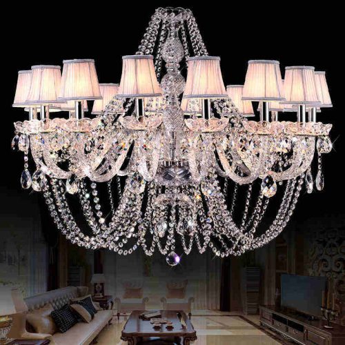 European Crystal Chandelier Living Room Bedroom Dining Room Lamp Atmosphere - Image 3