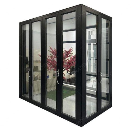 Waterproof Accordion Mosquito Screen Sliding Patio Aluminum Folding Glass Door - Not Including Handle 1 Square Feet Price - Image 3