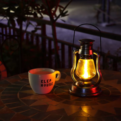 Retro LED Oil Lamp Portable Solar Candle Light Flickering Flameless Outdoor Hanging Lantern LED Solar Light for Garden Decor (10 MOQ is required) - Image 3