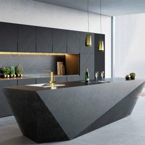 Modern Luxury Kitchen Cabinets Design Set Cabinet Kitchen Islands ( 1 square meters price) - Image 3