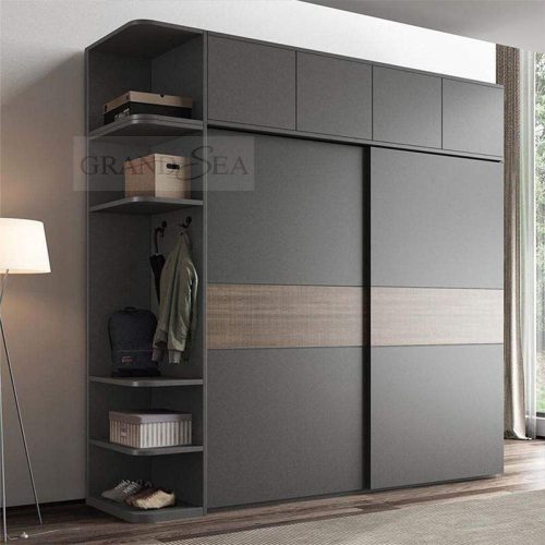 Bedroom Furniture Clothes Storage Solid Wood Wardrobe(1 Square Feet Price) - Image 3