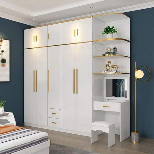 White Cupboard Dressing Table Combination Whole Closet(1 Square Feet Price)