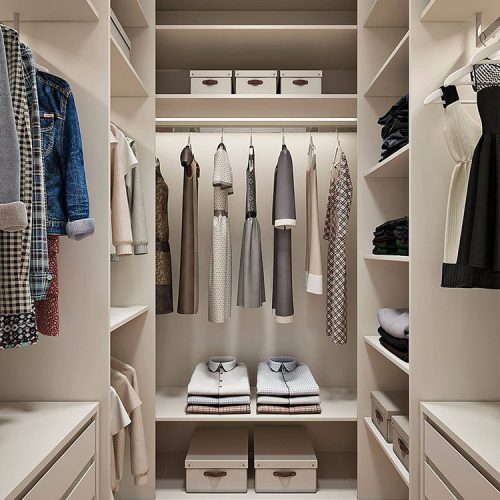 Aluminum Bedroom Wardrobe Walk In Closet(1 Meter Price) - Image 3