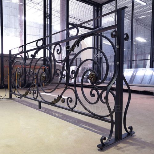 High Quality Wrought Iron Balustrades & Handrails for Hospital Staircase Railing ( 1 square meters price) - Image 4