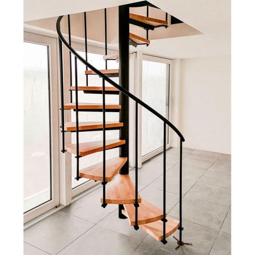 Modern Indoor Wooden Spiral Staircases ( 1 square meters price) - Image 3