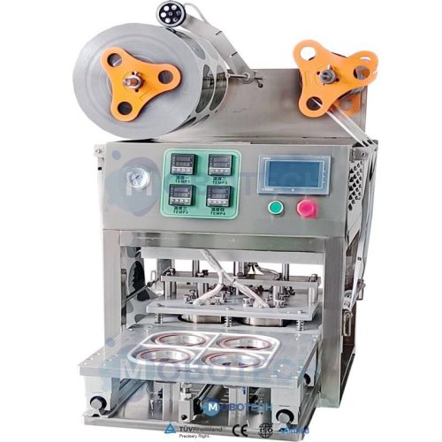 Automatic Sealing Machine Plastic Cup Sealer PP PET Film Cup Sealing Machine - Image 3