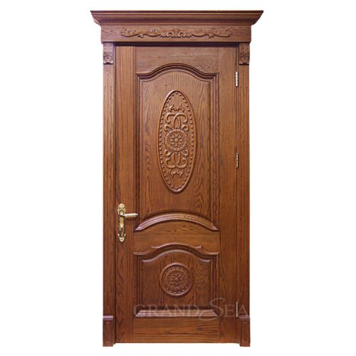 Luxury Art Glass Solid Wood Door (Price Per Square Meter) - Image 3