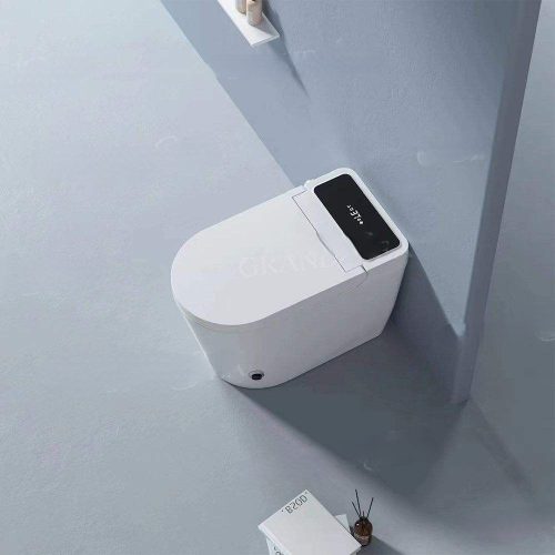 Ceramic Smart Toilet White with Remote Control