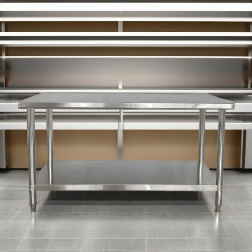 Commercial Flat Pack Stainless Steel Table for Kitchen - Image 3