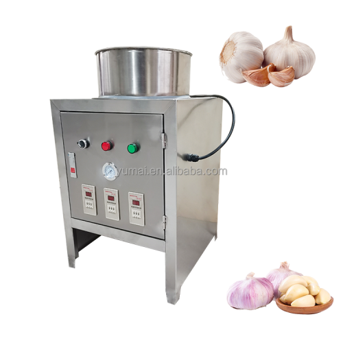 Industrial 200kg/h Automatic Air Compressor Power Garlic Skin Peeler Machine - Image 3