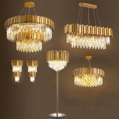 Luxury Modern Crystal Chandelier Ceiling Light for Living Room Chandelier Light Led Hanging Light and Hanging Lamps Round Hotel (2 MOQ is required) - Image 4