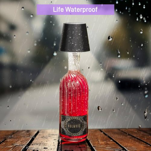 Wireless Portable Bottle Lamps Waterproof Cordless LED Wine Any Bottle Stepless Dimming Light Bars Outdoor Dining Room Desk Lamp (10 MOQ is required) - Image 4