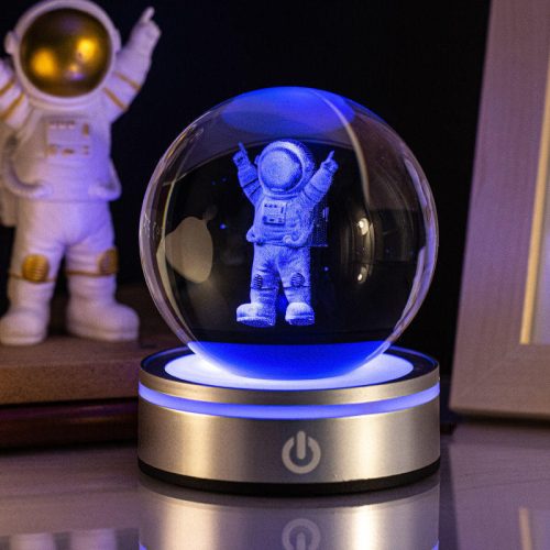 Crystal Ball Led 3d Internally Carved Luminous Gift Colorful Gradient Plug in Baby Kids Night Light (10 MOQ is required) - Image 4