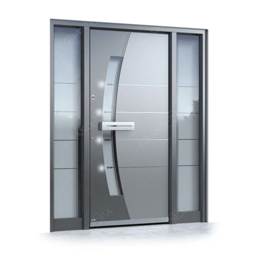 Security Pivot Doors For Modern Houses Single Aluminum Pivot Front Doors - Not Including Handle 1 Square Foot Price - Image 4