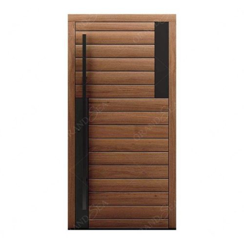 Interior Main Door Wooden Front Stainless Steel Framed Wooden Casement Door - Not Including Handle 1 Square Feet Price - Image 4