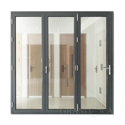 Double Glazing Aluminum Bi Folding Doors - Not Including Handle 1 Square Feet Price - Image 4