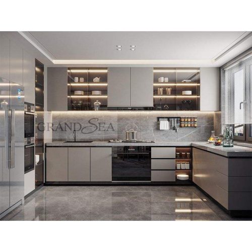 Ready to Assemble Luxury Kitchen Cabinet Modern Kitchen Cabinet Kitchen Furniture Set ( 1 square meters price) - Image 4