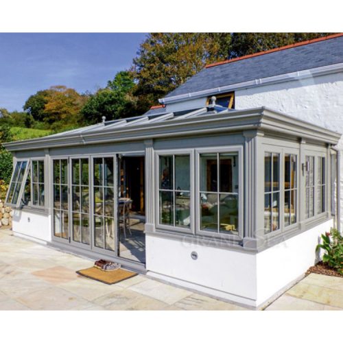 3 Seasons Porch Prefab Sunroom Veranda Glass House (1 Square Meters Price)