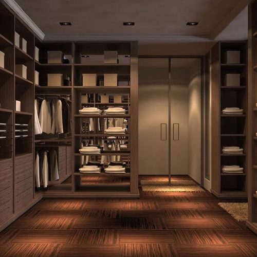 Bedroom Wardrobe Furniture Set Wooden Wall Wardrobe 5 Door DIY Walk In Closet(1 Square Meters Price) - Image 4