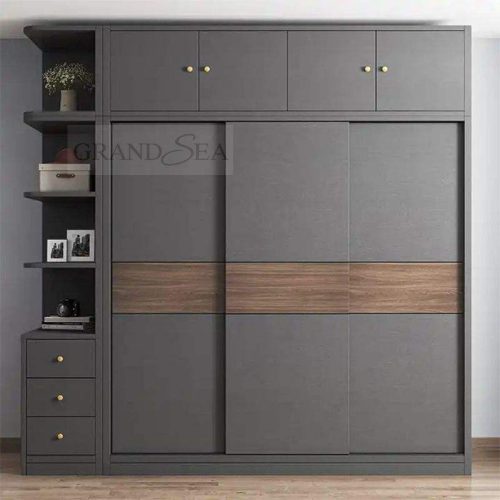 Bedroom Furniture Clothes Storage Solid Wood Wardrobe(1 Square Feet Price) - Image 4