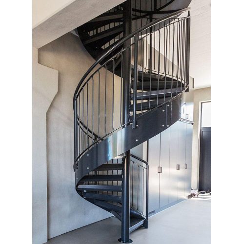 Modern Custom-Made Curved Stairs Combined With Floating Staircase Spiral Staircase For Homes (1 Square Meters Price) - Image 4