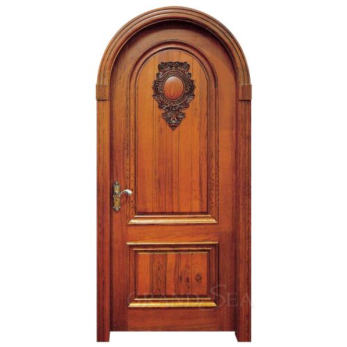 Solid Wood Entry Doors Arch Door Design (1 Square Meters Price) - Image 4