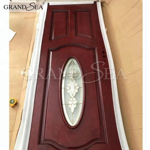 Fancy Wood Carving Simple Door Designs With Glass (1 Square Meters Price) - Image 4