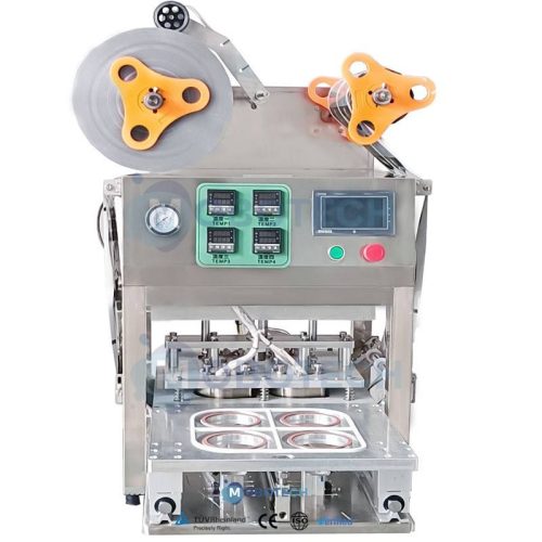 Automatic Sealing Machine Plastic Cup Sealer PP PET Film Cup Sealing Machine - Image 4