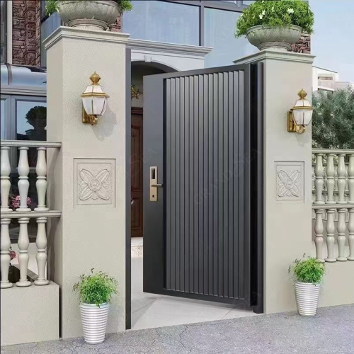 Digital Lock  Aluminum Boundary Wall Gate(1 Square Meters Price) - Image 4