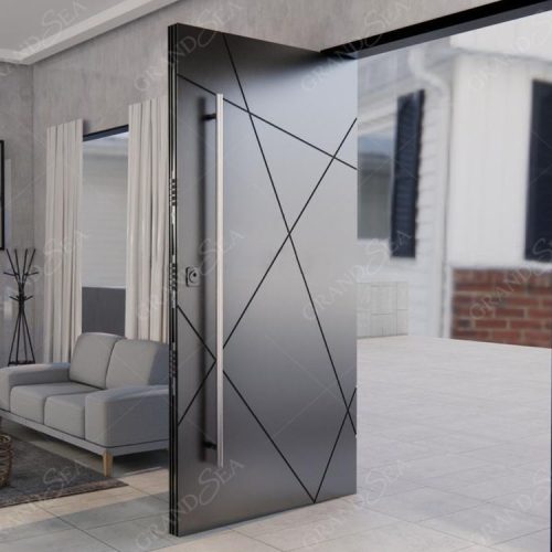 Modern Steel Bulletproof Entry Door (Price Per Square Foot) - Image 4