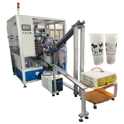 Full Servo Automatic UV Screen Printing Machine – High-Speed Cylindrical Printer for Milk Tea Cups - Image 4