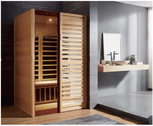 Indoor Infrared Wooden Traditional Steam Sauna Room - Image 4