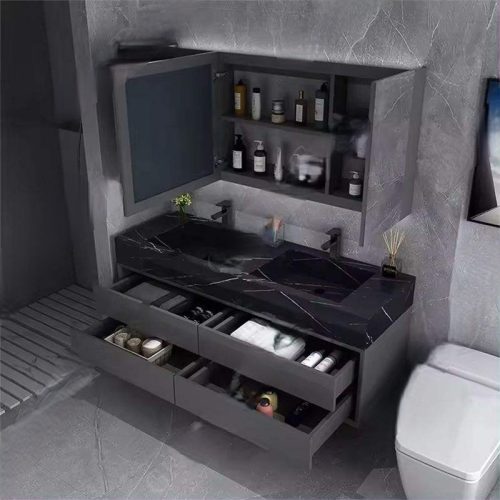 60Inch Double Sink Basin Bathroom Vanity Cabinet (1 Square Meters Price)