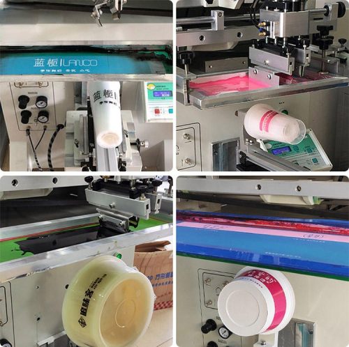 Glass Bottle and Cup Silk Screen Printer – Automatic and Semi-Automatic 2-in-1 Rotating Overprint Machine - Image 4