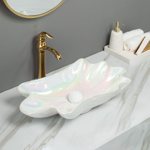 Bathroom Counter Basin Fashionable SINK Special Shape Colorful Washbasin Easy to Clean Art Basin - Image 5