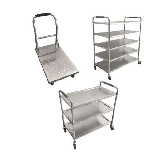 Commercial Trolley Carrying Items Stainless Steel Trolley