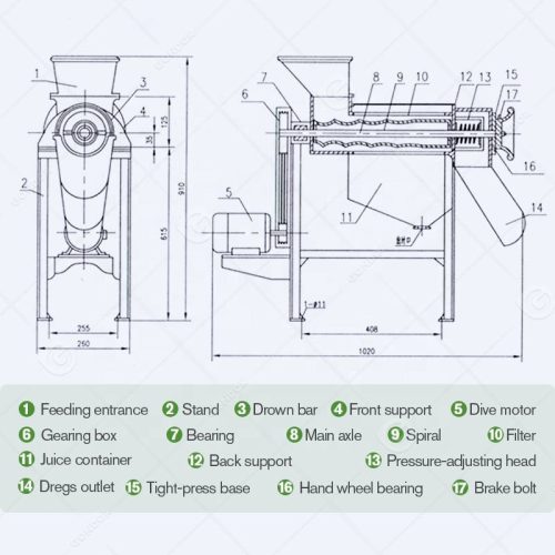 Fruit Juice Pulp Pineapple Tomato Extract Mango Coconut Milk Make Fruit Pulper Press Extractor Machine - Image 5