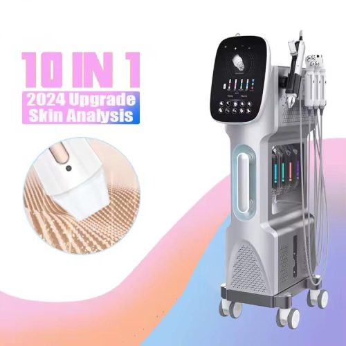 9 in 1 Hydrodermabrasion Machine Oxygenation Aqua Peel Hydration Facial Machine - Image 5