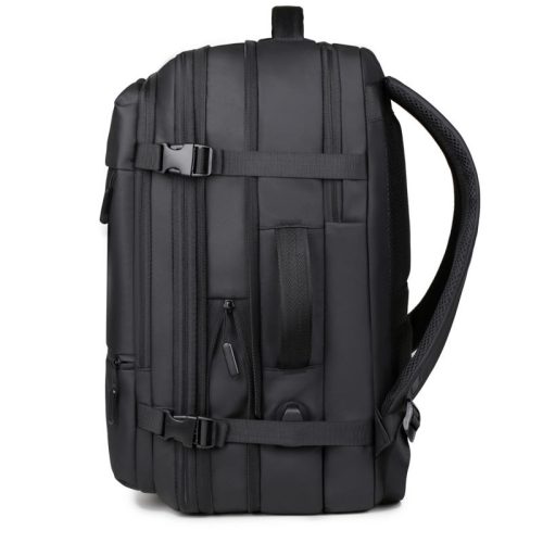 Men's Large Capacity Custom Type c Laptop Backpack Anti Theft Nylon 17 Inch Laptop Bag Waterproof Multi Function Daypack - Image 5