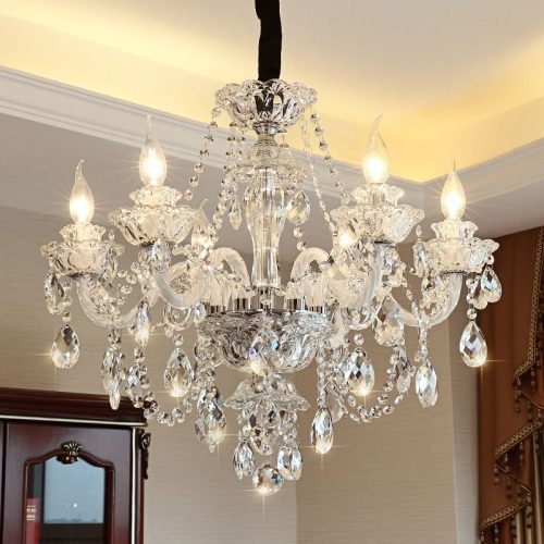 Luxury Crystal Chandeliers Modern Glass Hanging Lamps Living Room Hotel Decorative Ceiling Lighting Pendant Chandelier Lights - Image 5