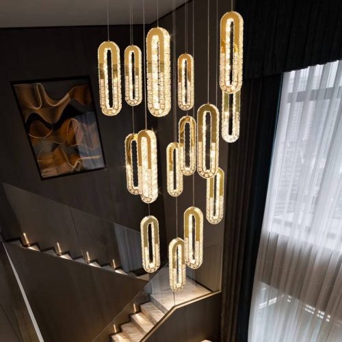 Hotel Bedroom Dining Room Ceiling Pendant Lights Fixtures Lighting Modern Luxury Chandeliers Gold Crystal Contemporary(2 MOQ is required) - Image 5